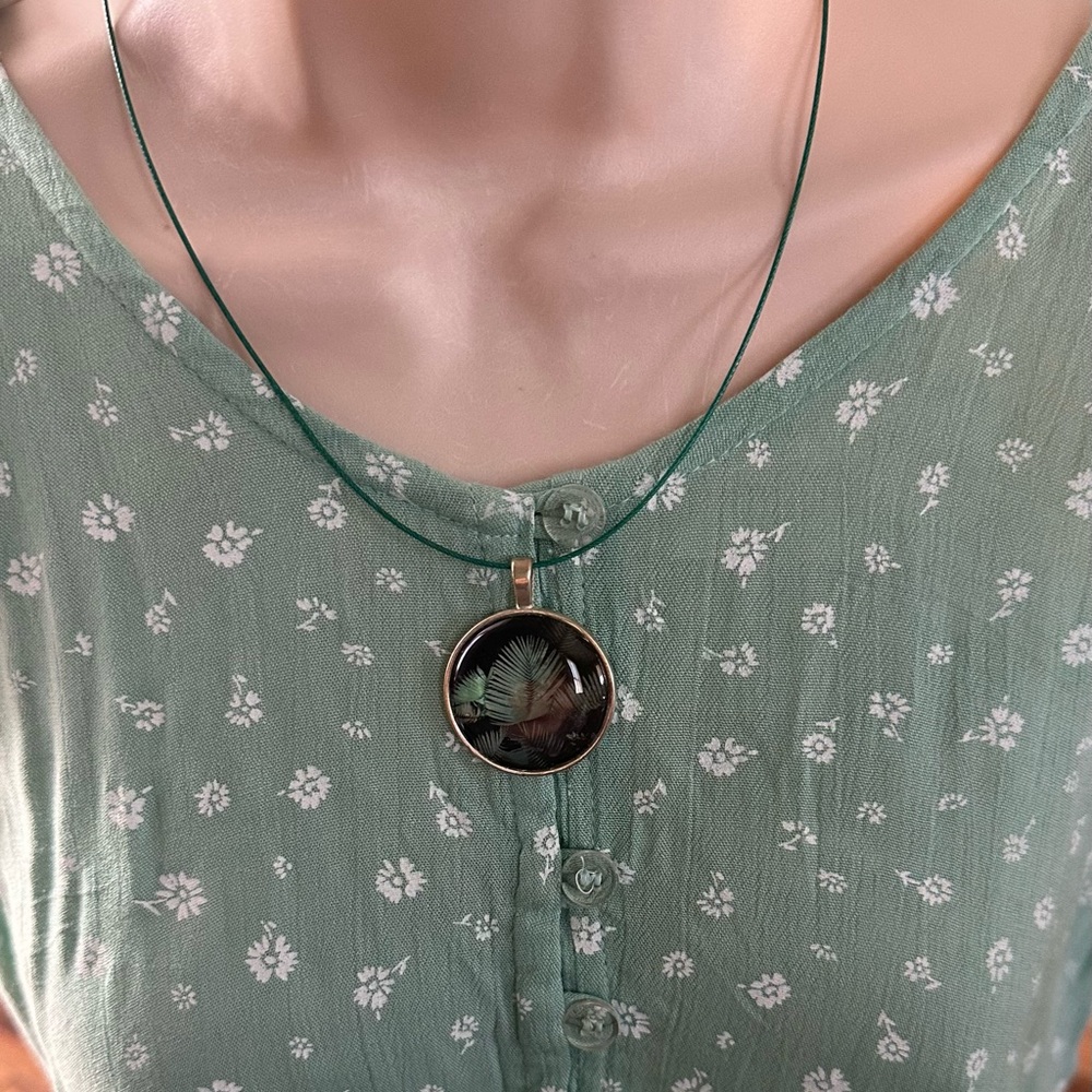 Beautiful Green Boho Necklace